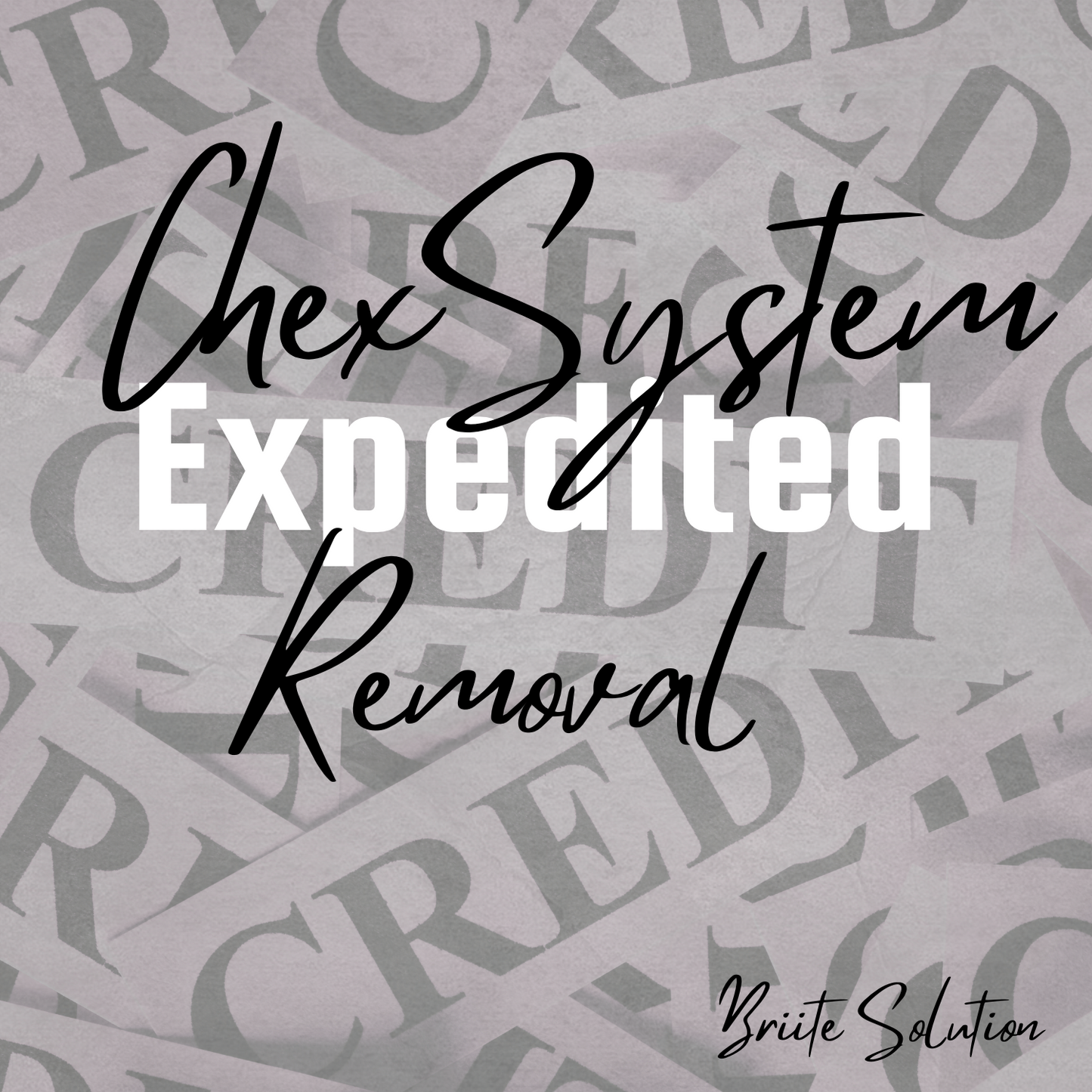 ChexSystem Removal